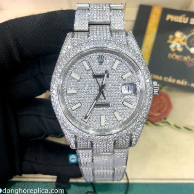 Đánh giá đồng hồ Rolex Datejust diamond mozambique Replica