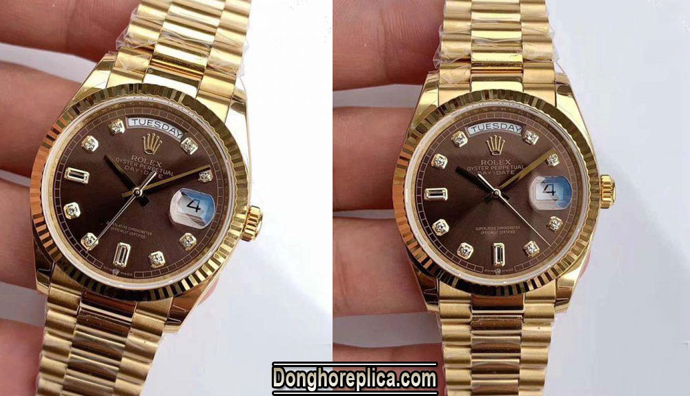 100+ Đồng hồ Rolex Day-Date Replica 1:1 Super Fake siêu cấp hàng đầu VN