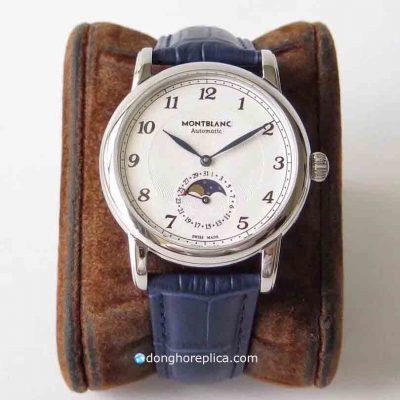 Đồng Hồ Montblanc Super Fake BST Star Legacy Moonphase Silver-White Dial